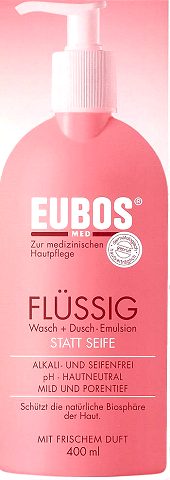 Eubos Flüssig mit frischem Duft im Dosierspender (rot)
