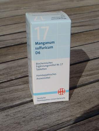 BIOCHEMIE 17 Manganum sulfuricum D 6